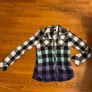 Fox long sleeve button up